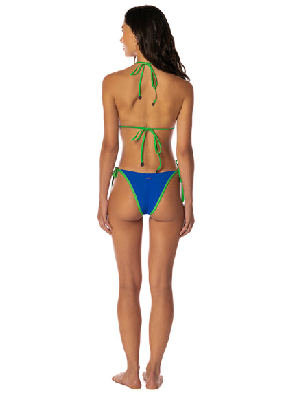  Maaji Cobalt Blue Celestina Fixed Triangle Bikini Top
