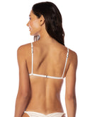 Maaji Crystal Pearl Celestina Fixed Triangle Bikini Top