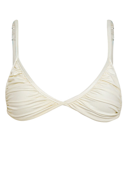  Maaji Crystal Pearl Celestina Fixed Triangle Bikini Top