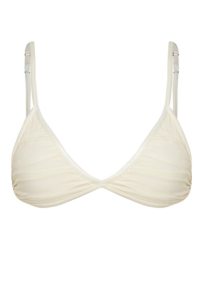  Maaji Crystal Pearl Celestina Fixed Triangle Bikini Top