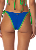 Maaji Cobalt Blue Dreamscape Low Rise Tie Side Bikini Bottom
