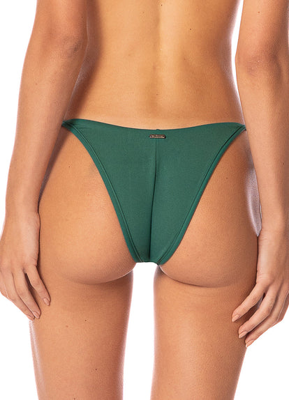 Thumbnail - Maaji Brunswick Green Dreamscape Low Rise Tie Side Bikini Bottom - 3