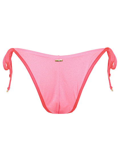  Maaji Taffy Pink Dreamscape Low Rise Tie Side Bikini Bottom