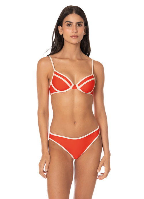 Main image -  Foto de Noir Sunset Daintily Unmolded Underwire Bikini Top by Maaji - Tops - Vestidos de Baño