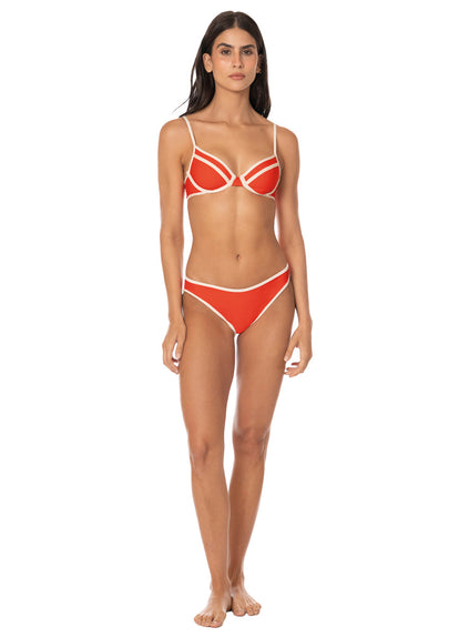  Foto de Noir Sunset Daintily Unmolded Underwire Bikini Top by Maaji - Tops - Vestidos de Baño