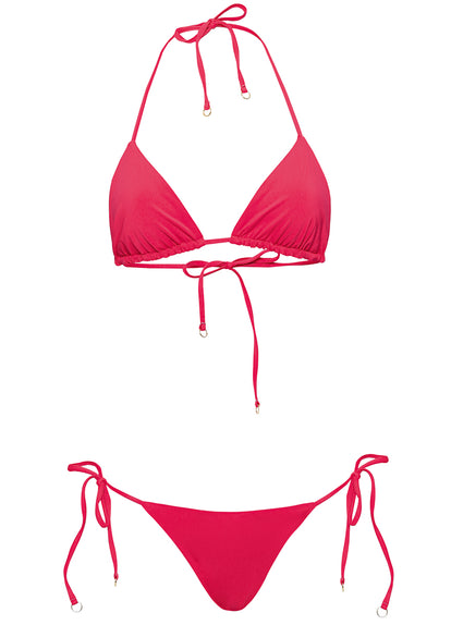 Thumbnail - Maaji Cherry Crush Sunflash  Low Rise Tie Side Bikini Bottom - 14