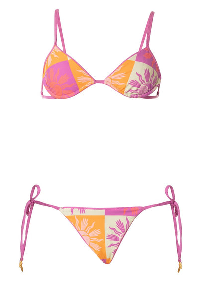  Foto de Celestial Sundown Sunflash Low Rise Tie Side  Bikini Bottom by Maaji - Panties - Vestidos de Baño