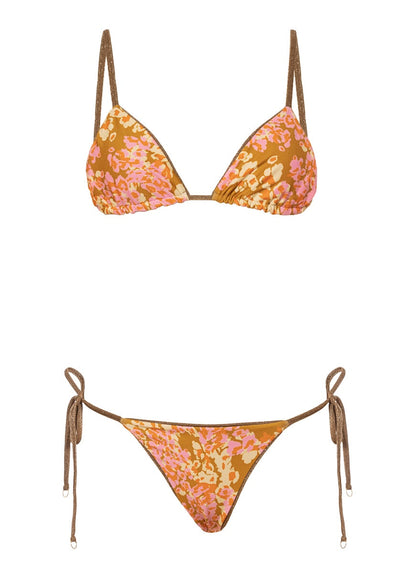  Foto de Marigold Shine Sunflash Low Rise Tie Side  Bikini Bottom by Maaji - Panties - Vestidos de Baño