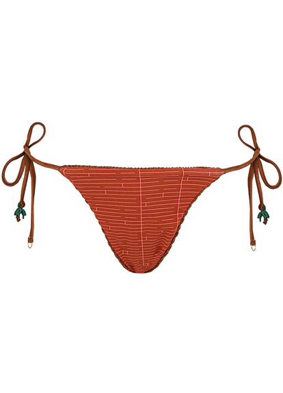  Maaji Golden Sand Sunflash Low Rise Tie Side Bikini Bottom