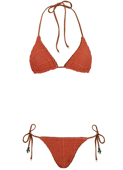  Maaji Golden Sand Sunflash Low Rise Tie Side Bikini Bottom