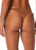 Maaji Golden Sand Sunflash Low Rise Tie Side Bikini Bottom
