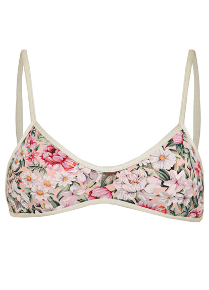  Maaji Reef Texture Blushing Classic Bralette Bikini Top