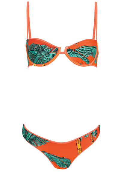 Thumbnail - Maaji Juicy Orange Amatista Unmolded Underwire Bikini Top - 13