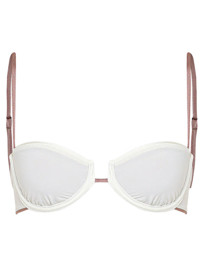 Thumbnail - Maaji Mocha Pearl Amatista Unmolded Underwire Bikini Top - 10