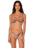 Maaji Mocha Pearl Amatista Unmolded Underwire Bikini Top