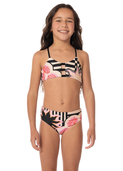 Thumbnail - Foto de Botanic Whisper Wailea Girls Bikini Set by Maaji - Vestidos De Baño Para Niñas - Niñas - 1