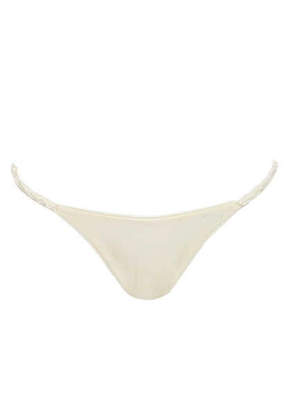 Thumbnail - Maaji Crystal Pearl Micro Crunch Low Rise Single Strap Bikini Bottom - 10