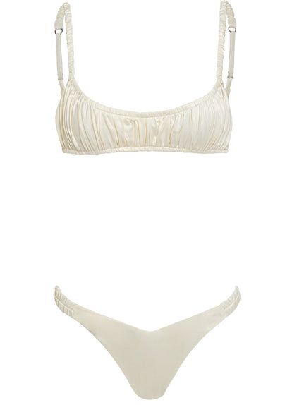 Thumbnail - Maaji Crystal Pearl Waikiki Regular Rise Double V Bikini Bottom - 11