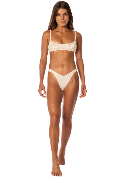 Thumbnail - Maaji Crystal Pearl Waikiki Regular Rise Double V Bikini Bottom - 7