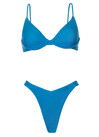Thumbnail - Foto de Blue Waikiki Regular Rise Double V  Bikini Bottom by Maaji - Panties - Vestidos de Baño - 10