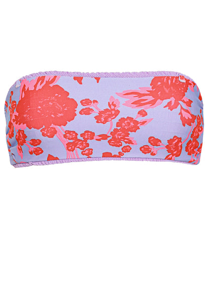  Maaji Purple Lavender Artemis Strapless Bandeau Bikini Top