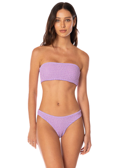 Thumbnail - Maaji Purple Lavender Artemis Strapless Bandeau Bikini Top - 1