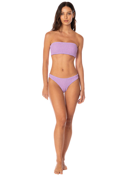 Thumbnail - Maaji Purple Lavender Artemis Strapless Bandeau Bikini Top - 8