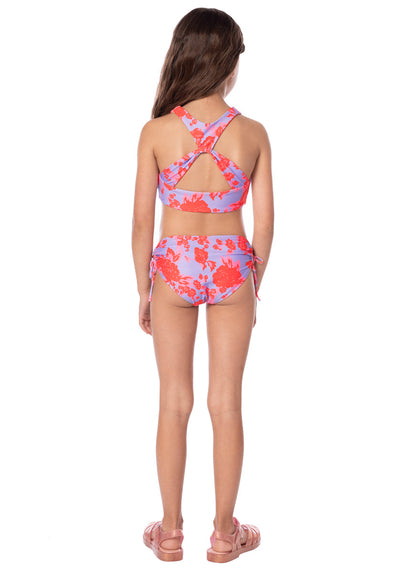 Thumbnail - Foto de Lavender Dream Strawberry Girls Bikini Set by Maaji - Vestidos De Baño Para Niñas - Niñas - 7