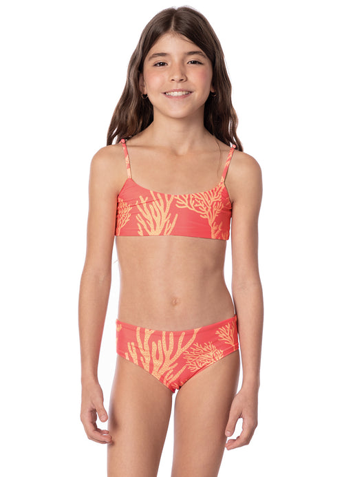 Main image -  Maaji Coral Reef Utah Girls Bikini Set 