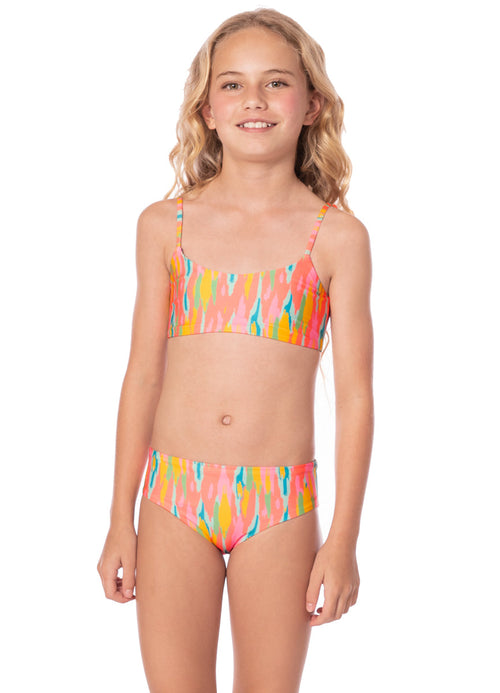Main image -  Maaji Mystic Ikat Utah Girls Bikini Set 