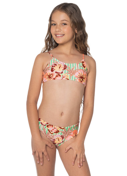 Thumbnail - Foto de Tropical Haven Pear Girls Bikini Set by Maaji - Vestidos De Baño Para Niñas - Niñas - 1
