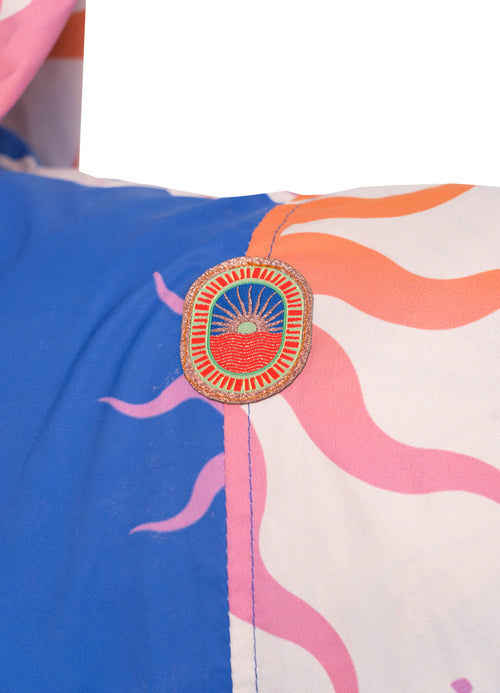 Hover image -  Maaji Sunlit Bloom Surf Tote Bags