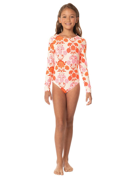  Foto de Petal Spell Oiwa Girls One Piece Set by Maaji - Vestidos De Baño Para Niñas - Niñas