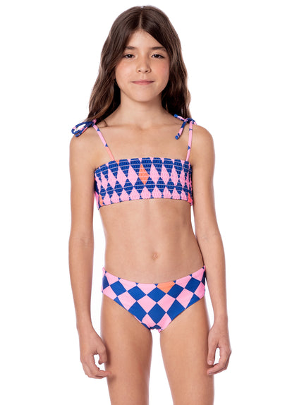  Maaji Like A Diamond Belly Girls Bikini Set 