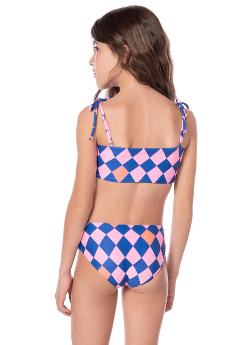Hover image -  Maaji Like A Diamond Belly Girls Bikini Set 