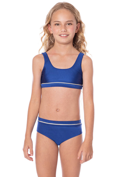  Maaji Cobalt Blue Vaeroy Girls Bikini Set 