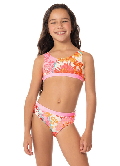 Thumbnail - Foto de Cosmic Tropic Vaeroy Girls Bikini Set by Maaji - Vestidos De Baño Para Niñas - Niñas - 1