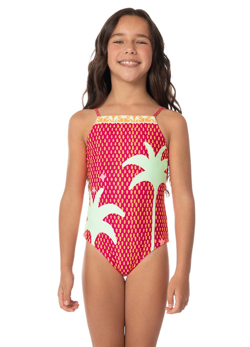 Main image -  Foto de Funky Palms Eagle Girls One Piece Set by Maaji - Vestidos De Baño Para Niñas - Niñas