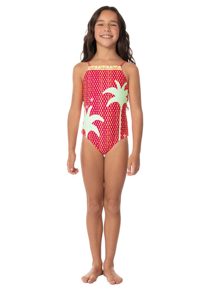 Thumbnail - Foto de Funky Palms Eagle Girls One Piece Set by Maaji - Vestidos De Baño Para Niñas - Niñas - 5