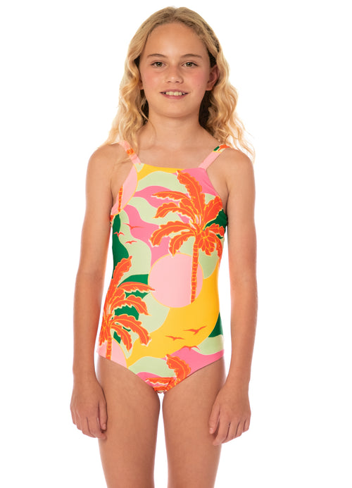 Main image -  Maaji Tropical Breeze Eagle Girls One Piece 