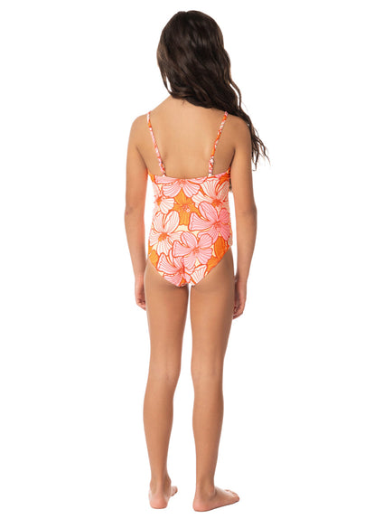  Foto de Retro Bloom Eagle Girls One Piece Set by Maaji - Vestidos De Baño Para Niñas - Niñas