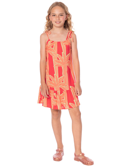 Thumbnail - girls beachwear from Maaji – Palm Plantation Little Magnolia Girls Short Dress – Category: Apparel , Accessories Clothing - 5