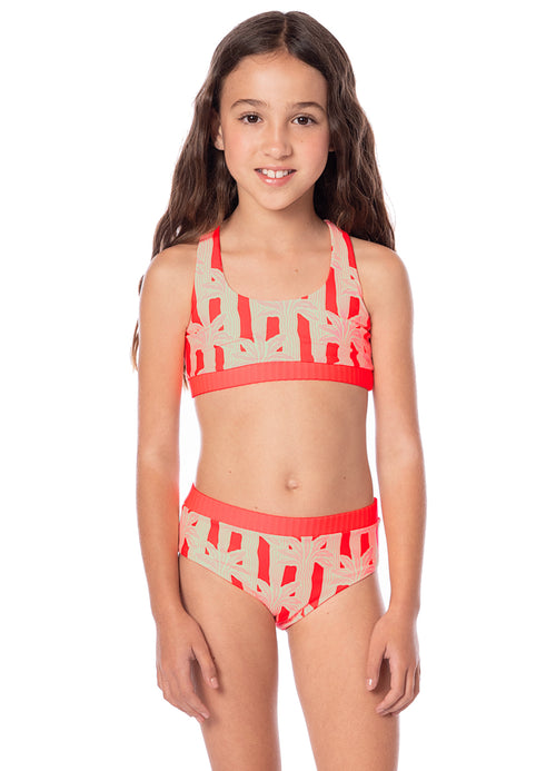 Main image -  Maaji Palm Plantation Grape Girls Bikini Set 
