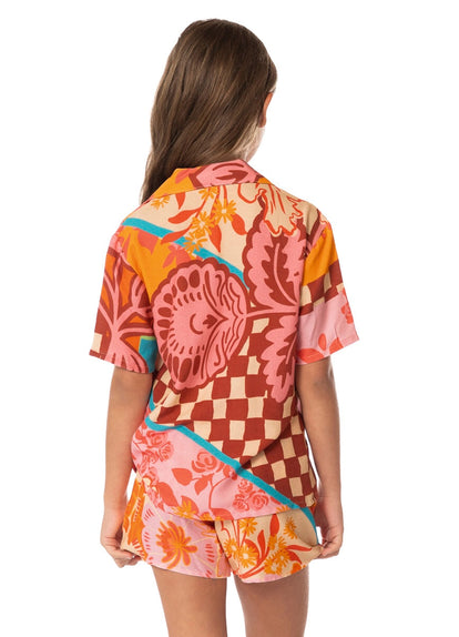 Thumbnail - Foto de Cosmic Tropic Little Blissful Girls Short by Maaji - Ropa De Playa Para Niñas - Niñas - 1