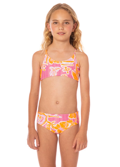 Thumbnail - Maaji Flamingo Glow Nalani Girls Bikini Set  - 1