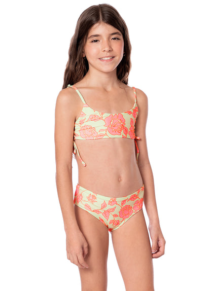 Thumbnail - Maaji Blooming Glow Seyche Girls Bikini Set  - 1