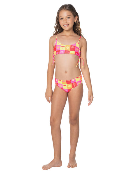 Thumbnail - Foto de Coastal Drift Seyche Girls Bikini Set by Maaji - Vestidos De Baño Para Niñas - Niñas - 4