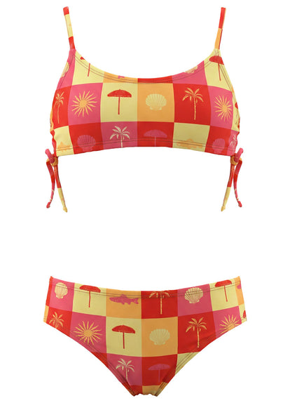  Foto de Coastal Drift Seyche Girls Bikini Set by Maaji - Vestidos De Baño Para Niñas - Niñas