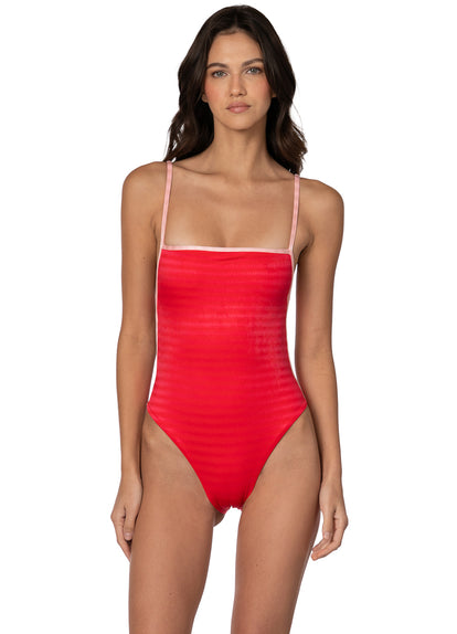 Thumbnail - Foto de Apple Red Genova Cheeky Cut Classic One Piece by Maaji - Enteros - Vestidos de Baño - 1