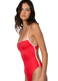 Maaji Apple Red Genova Cheeky Cut Classic One Piece